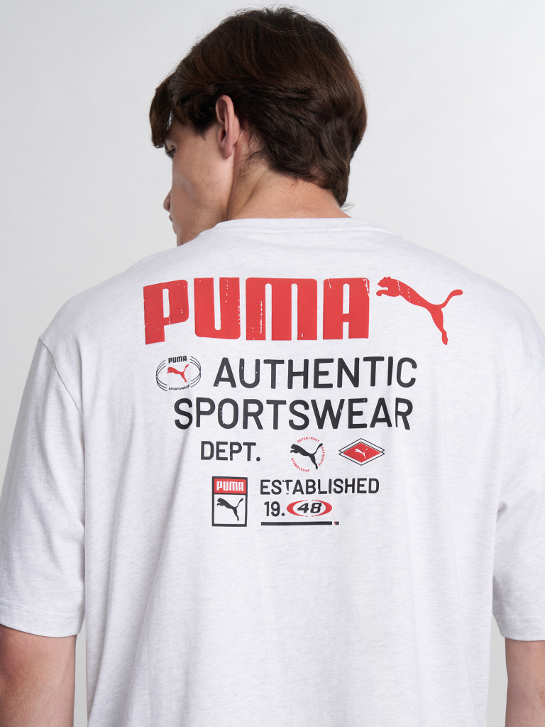 PUMA Graphics Boxy ерлер футболкасы — фото №4