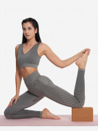 Легинсы женские Demix HighFlow Yoga Seamless Gfx — фото №5