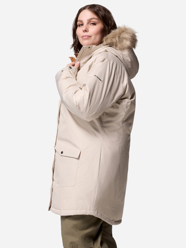Куртка утепленная женская Columbia Suttle Mountain Long Insulated Jacket, Plus Size — фото №5