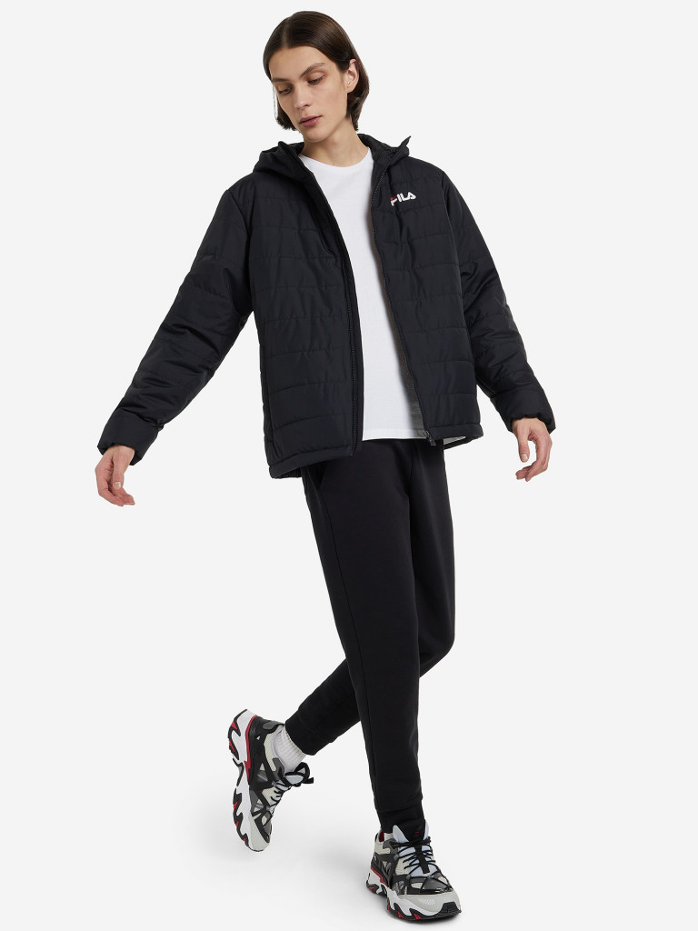 Куртка утепленная мужская FILA черный цвет — купить за 11840 тг со ...