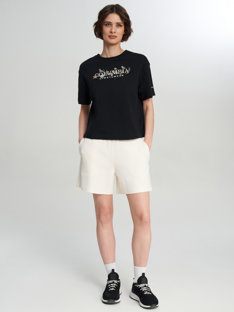 Columbia Rolling Bend Graphic Relaxed Crop SS әйелдер футболкасы — фото №4