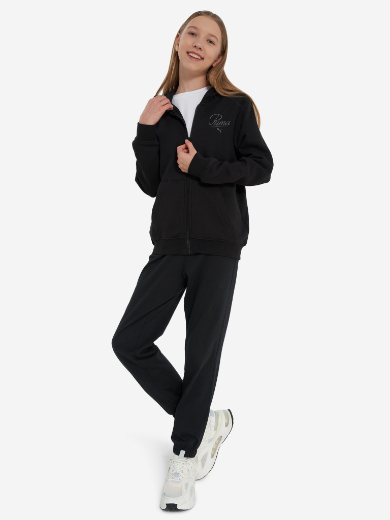 Толстовка для девочек PUMA Ess Script — фото №5