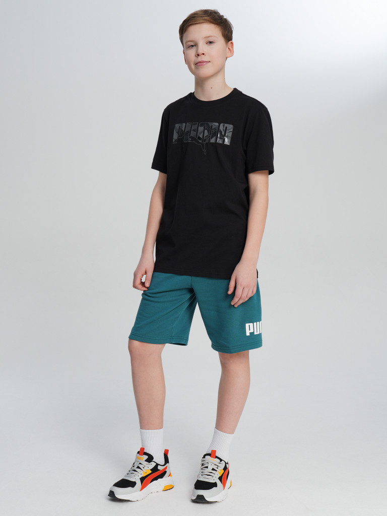 PUMA Ess Logo Lab Story 2 ұлдарға арналған футболкасы — фото №4