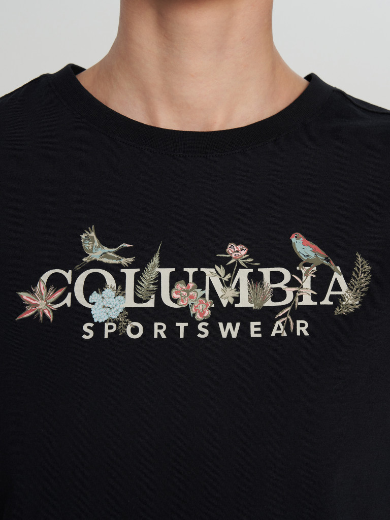 Columbia Rolling Bend Graphic Relaxed Crop SS әйелдер футболкасы — фото №7
