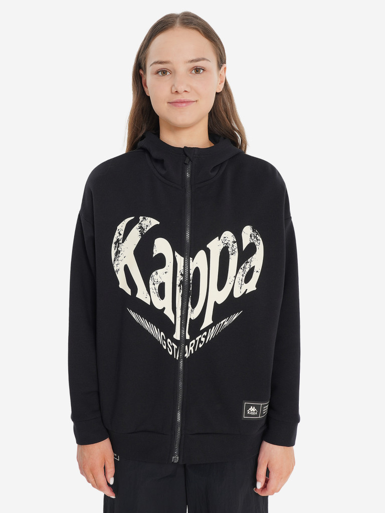Толстовка для девочек оверсайз Kappa — фото №2