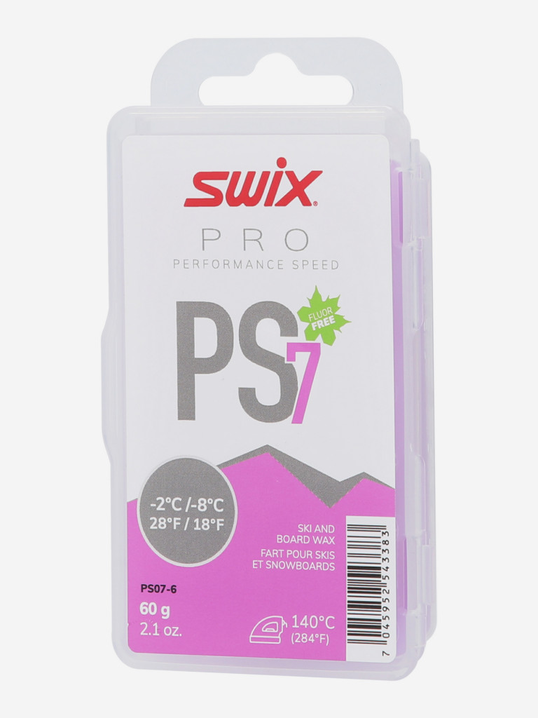Swix PS7 Violet қатты сырғу жақпамайы, -2 °C/-8 °C, 60 г