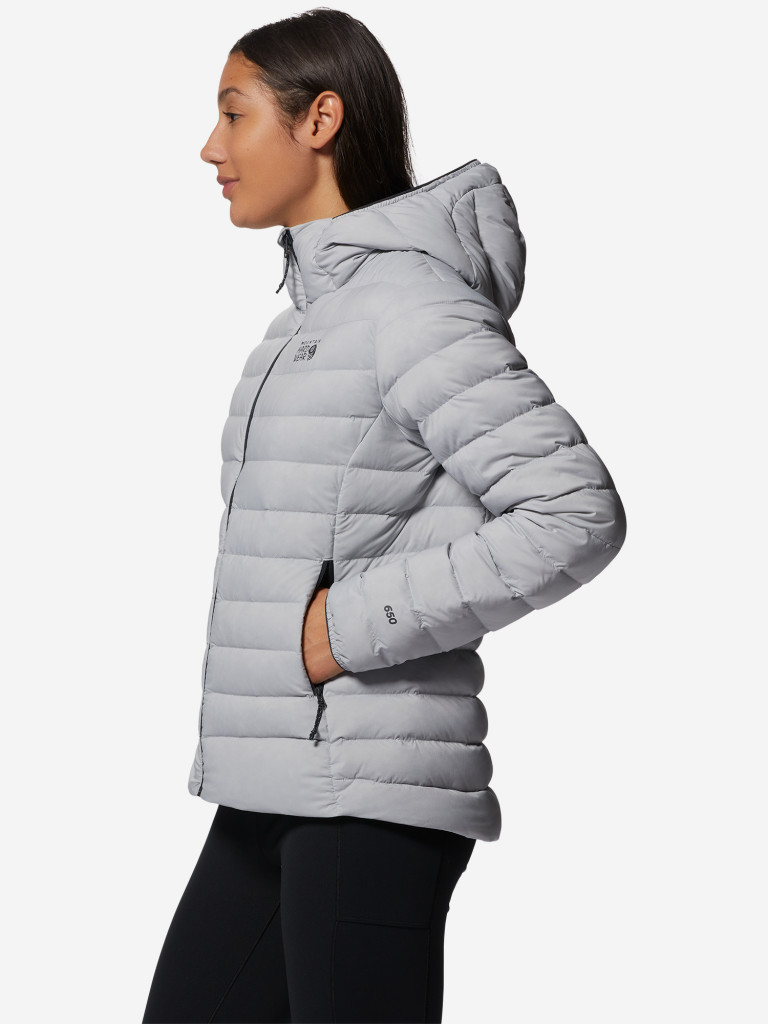 Пуховик женский Mountain Hardwear Deloro Down Full Zip Hoody — фото №3
