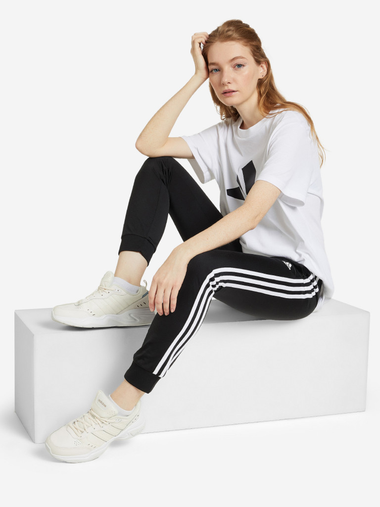 Брюки женские adidas Warm-Up 3-S Track — фото №3
