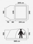 Палатка 4-местная Northland Glade 4 — фото №2