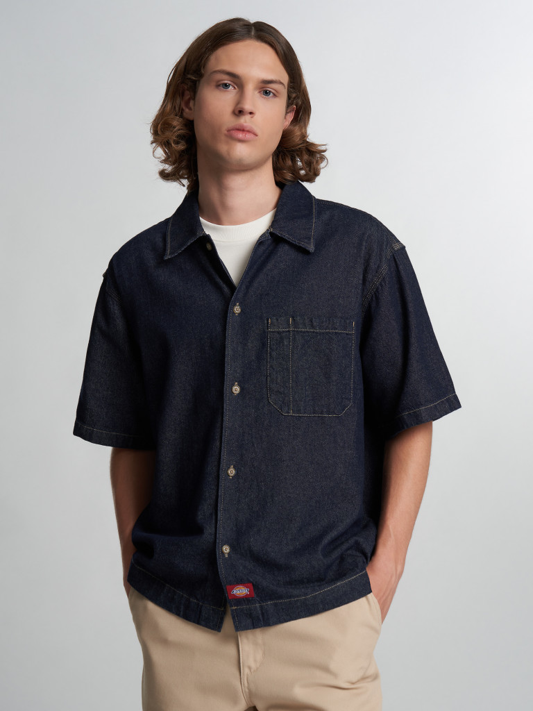 Рубашка с коротким рукавом мужская DICKIES Denim — фото №2