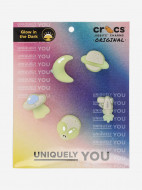 Украшение для обуви детское Crocs Glow In The Dark Space — фото №4