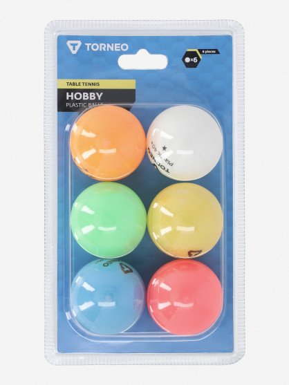 Мячи для настольного тенниса Torneo, 6 шт.