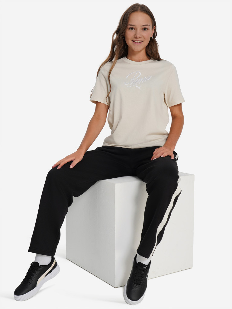 PUMA Ess Script қыздарға арналған футболкасы — фото №5