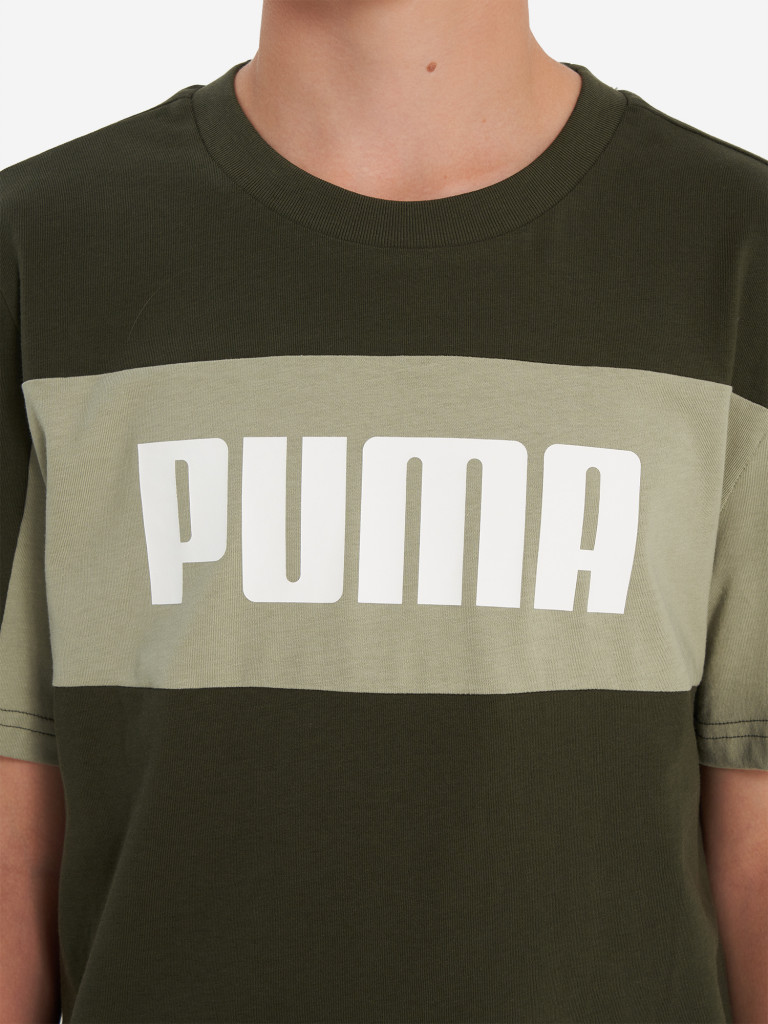 PUMA Ess Block ұлдарға арналған футболкасы — фото №5