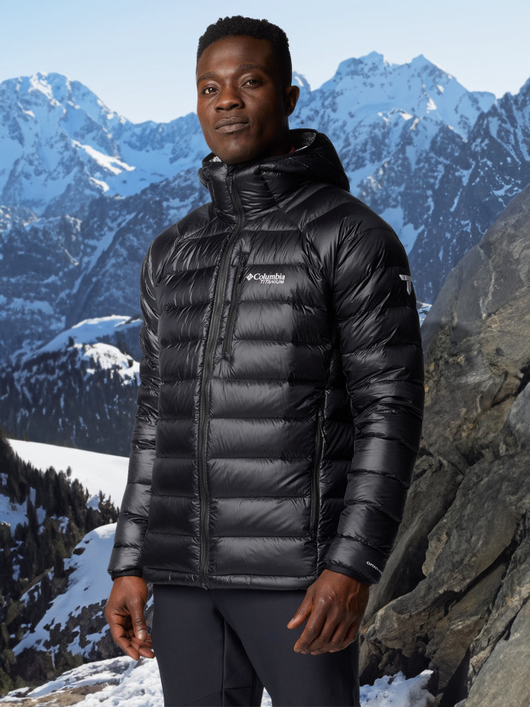 Пуховик мужской Columbia Arctic Crest Down Hooded Jacket