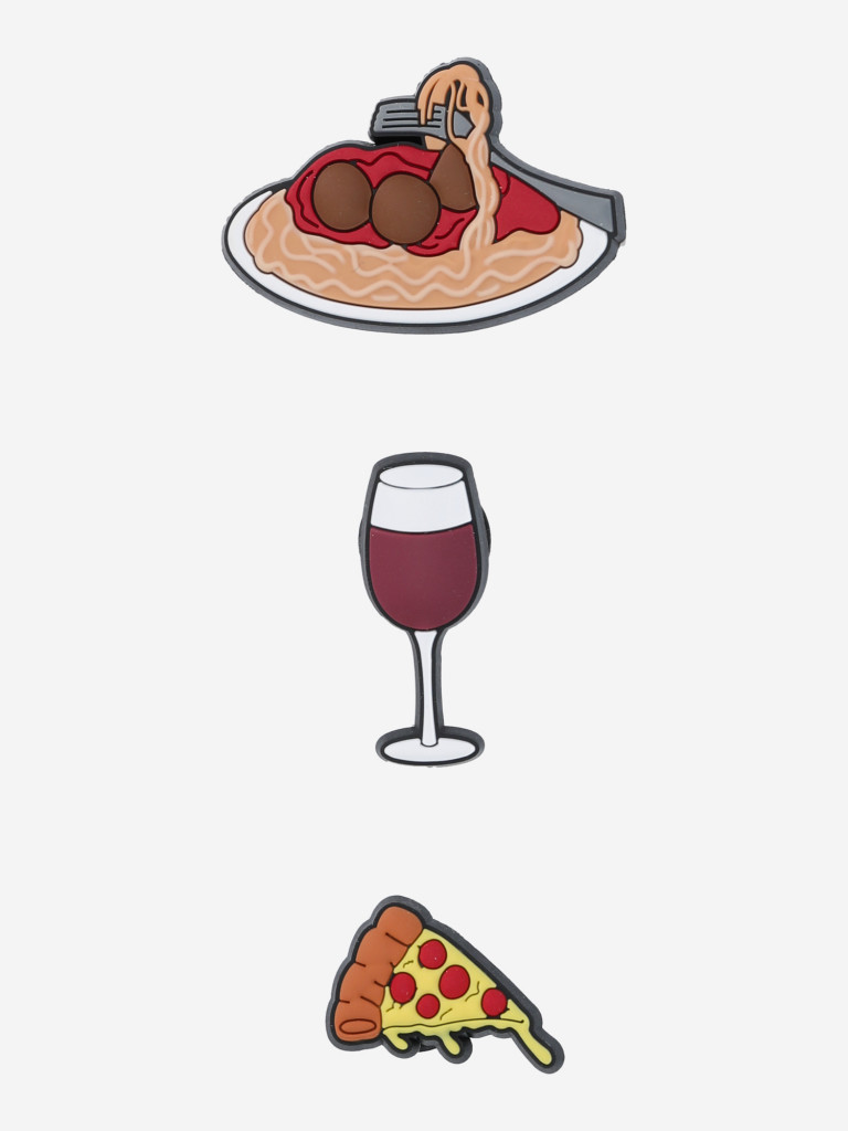 Украшение для обуви Crocs Jibbitz Italian Dinner