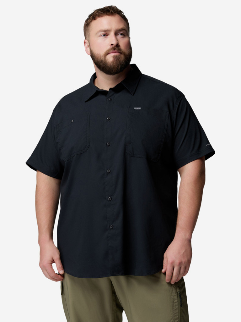 Columbia Silver Ridge Utility II SS ерлер қысқа жеңді жейдесі, Plus Size