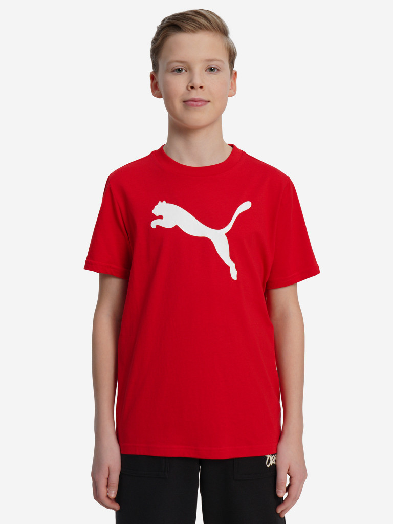 PUMA Ess Cat Logo ұлдарға арналған футболкасы — фото №2