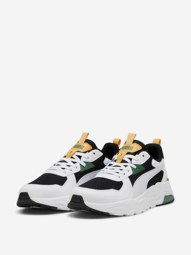 Кроссовки мужские PUMA Trinity Lite белый/черный/зеленый цвет — купить ...