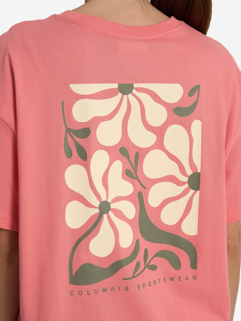 Футболка женская оверсайз Columbia Rolling Bend Graphic Oversized Tee — фото №5