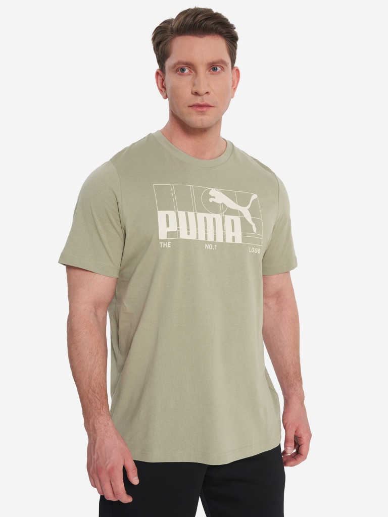 Футболка мужская PUMA Graphic No.1 Logo — фото №2