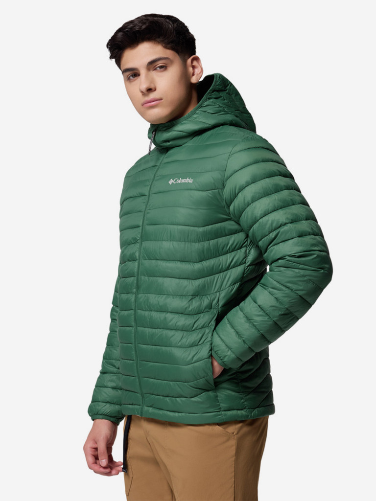 Куртка утепленная мужская Columbia Powder Pass Hooded Jacket — фото №6