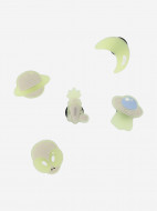 Украшение для обуви детское Crocs Glow In The Dark Space