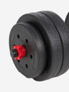 Torneo пластик дискілері бар гантельдер жинағы, 20 кг — фото №6