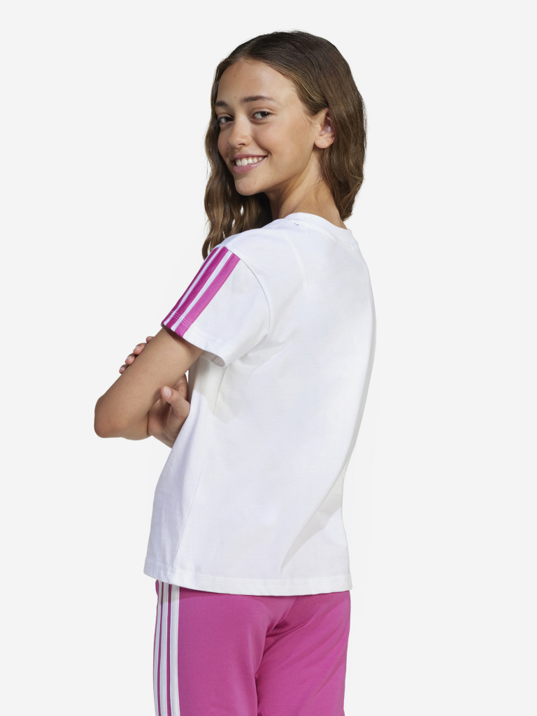 Футболка для девочек adidas 3 S — фото №2