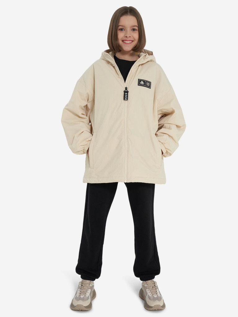 Куртка утепленная для девочек оверсайз Kappa — фото №5