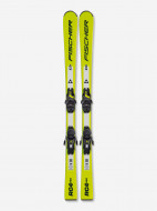 Горные лыжи детские Fischer RC4 PRO JRS + крепления FS 7 CA JRS