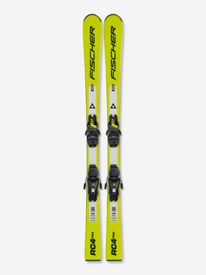 Горные лыжи детские Fischer RC4 PRO JRS + крепления FS 7 CA JRS