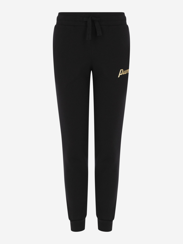 Брюки для девочек PUMA ESS+ Script Metallic — фото №7