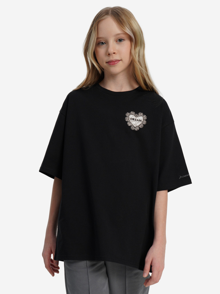 Футболка для девочек оверсайз Demix — фото №2