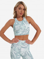 Топ бра спортивный Demix HighFlow Yoga Longline Gfx