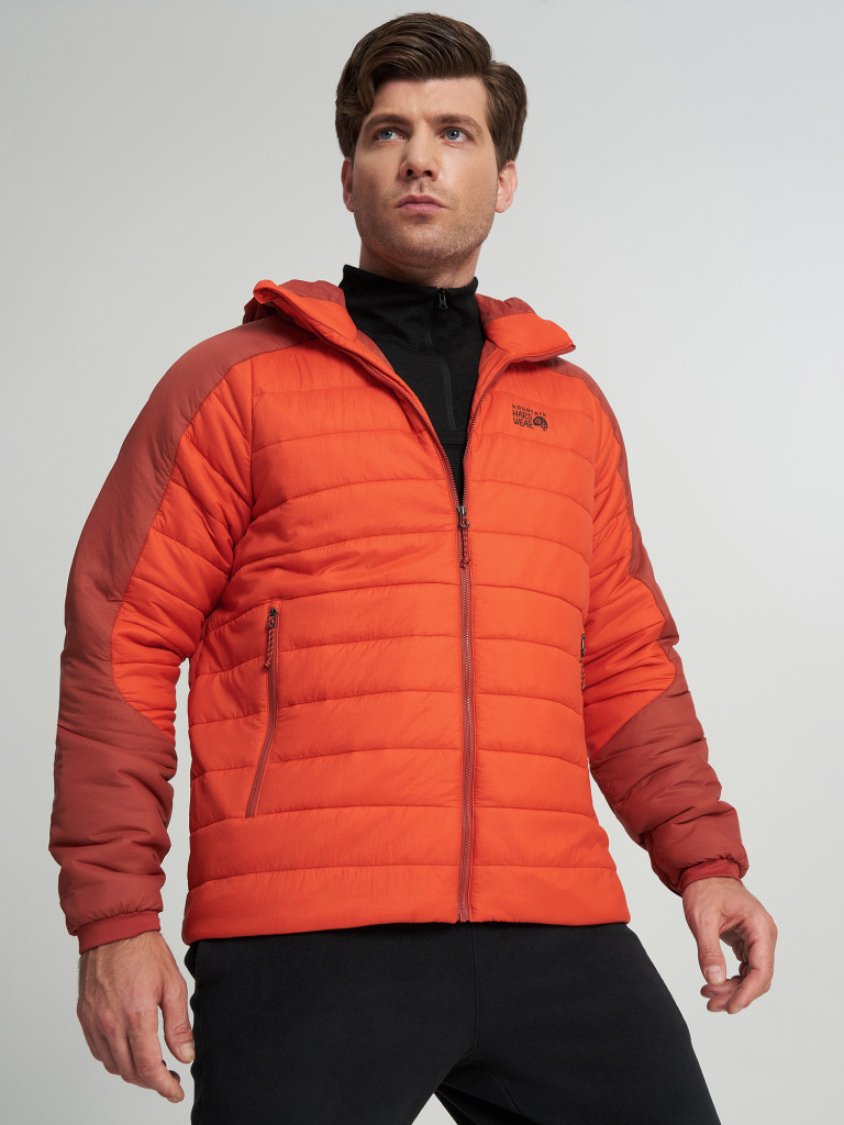 Куртка утепленная рипстоп мужская Mountain Hardwear Free Element Hooded Jacket — фото №2