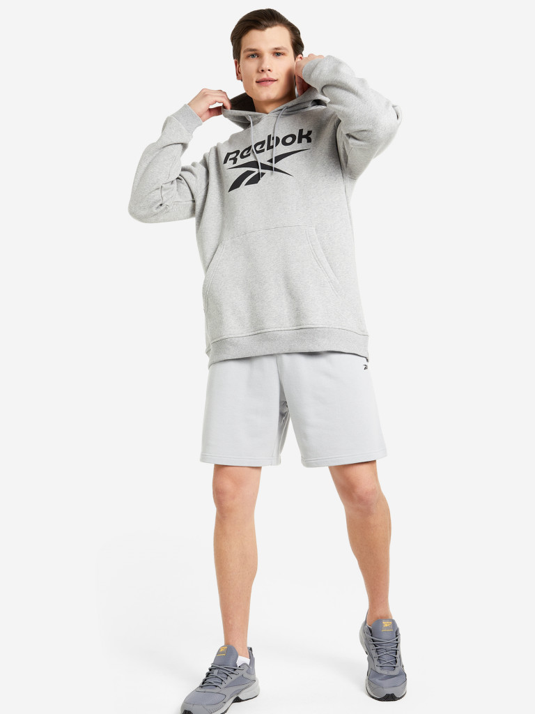 Худи мужское Reebok Big Stacked Logo — фото №3