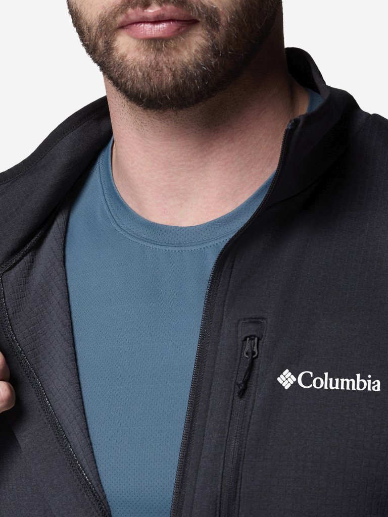 Columbia Essential Hike Grid Fleece Full Zip ерлер қалың жемпірі — фото №11