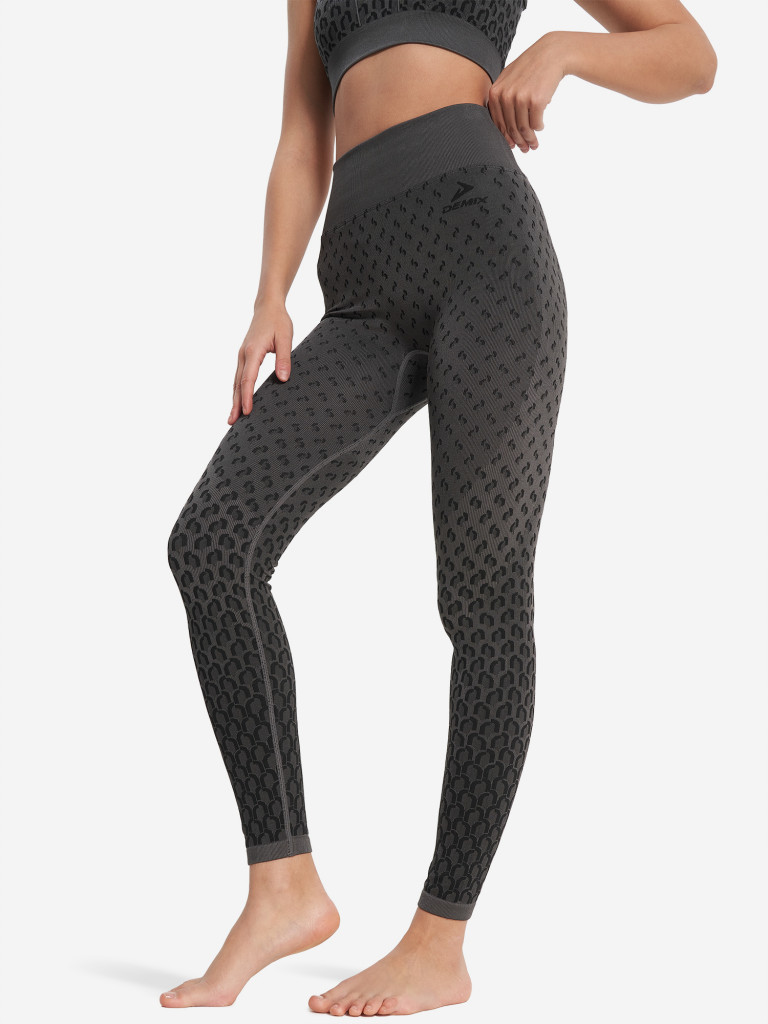 Легинсы женские Demix HighFlow Yoga Seamless Gfx — фото №2