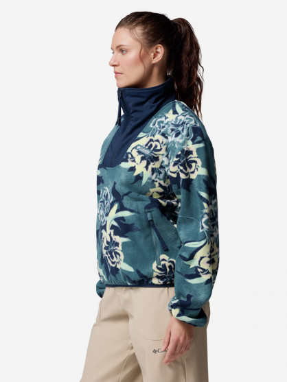 Джемпер флисовый женский Columbia Sequoia Grove Printed Half Zip