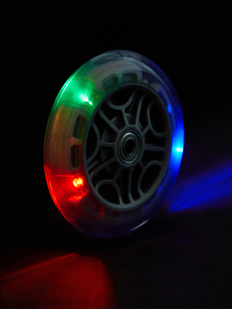 Самокат 3-х колесный детский Globber Primo Foldable Lights — фото №15