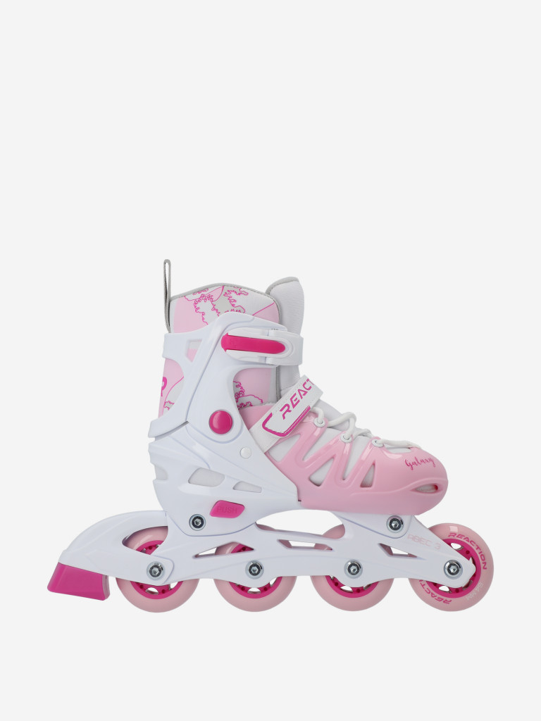 Роликовые коньки детские раздвижные Reaction Galaxy girl