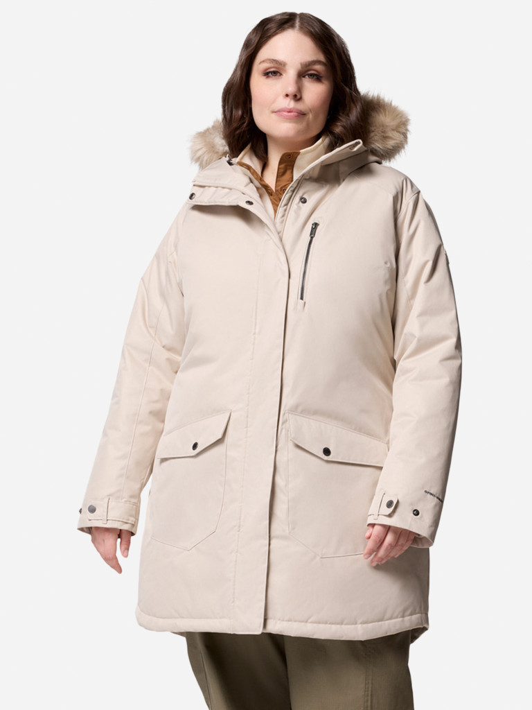 Куртка утепленная женская Columbia Suttle Mountain Long Insulated Jacket, Plus Size — фото №2