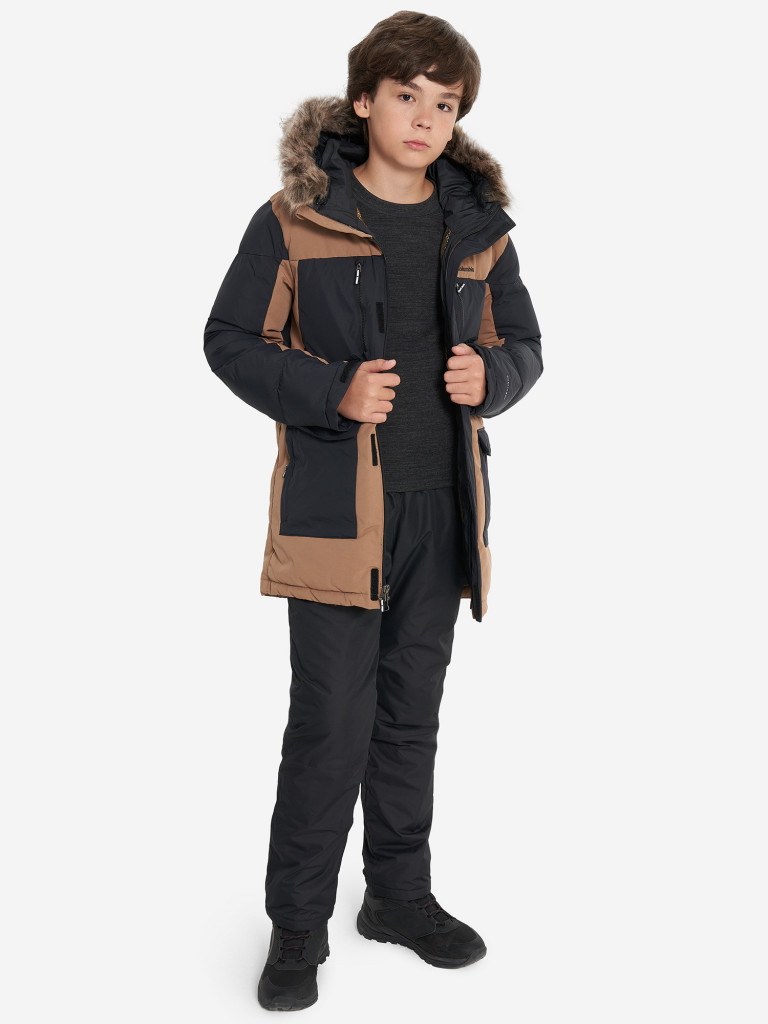 Куртка утепленная для мальчиков Columbia Marquam Peak Fusion Parka — фото №5