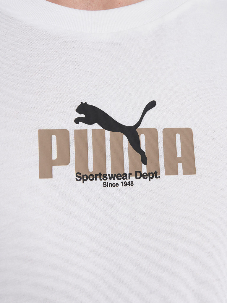 PUMA Graphic ерлер футболкасы — фото №5