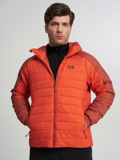 Куртка утепленная рипстоп мужская Mountain Hardwear Free Element Hooded Jacket