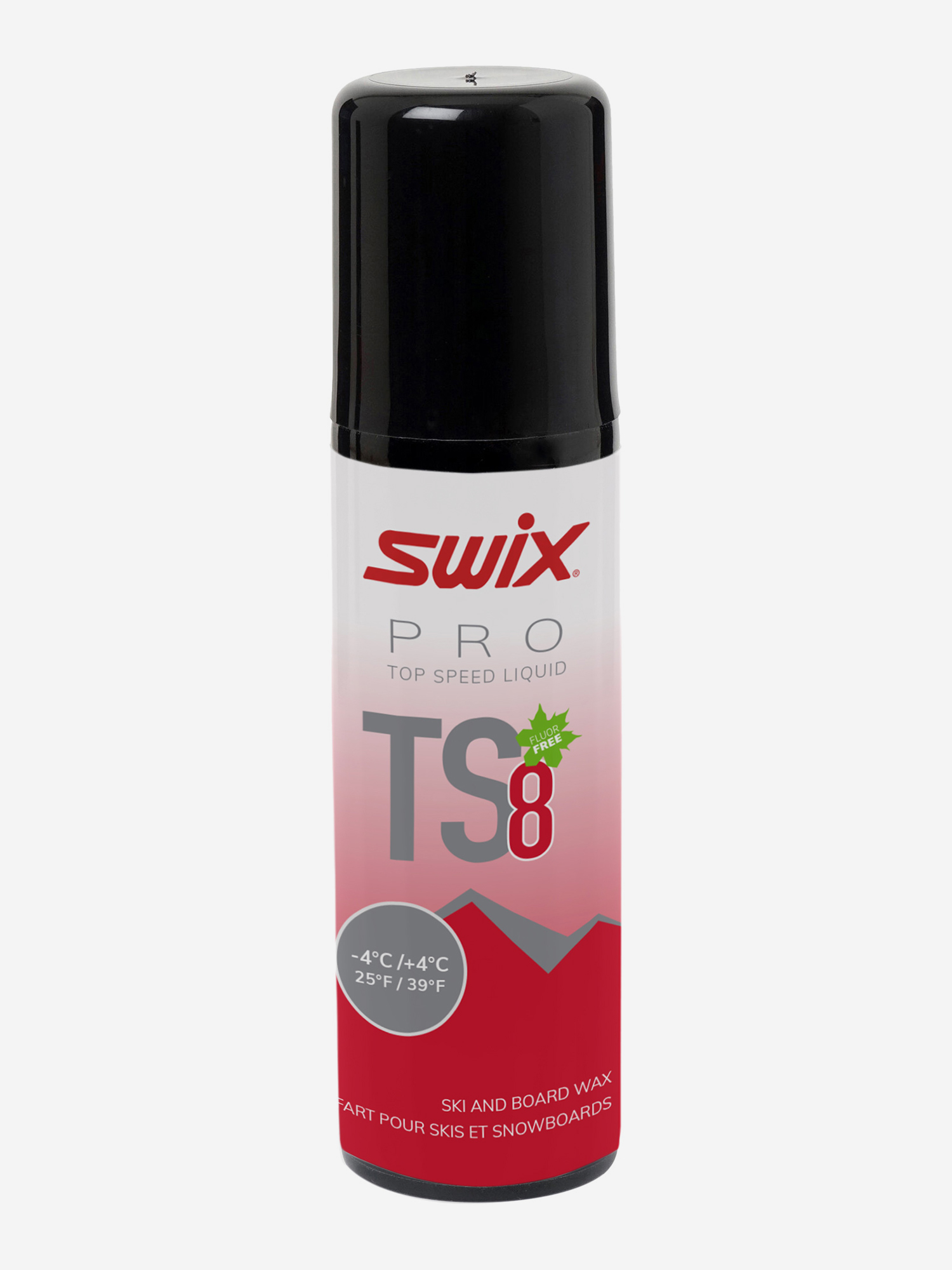 Мазь скольжения Swix TS8 LIQUID RED , -4°C/+4°C, 50ml белый цвет ...
