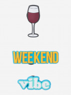 Украшение для обуви Crocs Jibbitz Weekend Vibes