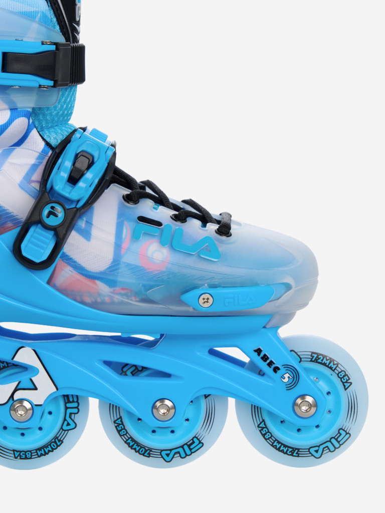 Роликовые коньки детские раздвижные FILA S-One Lightblue — фото №10