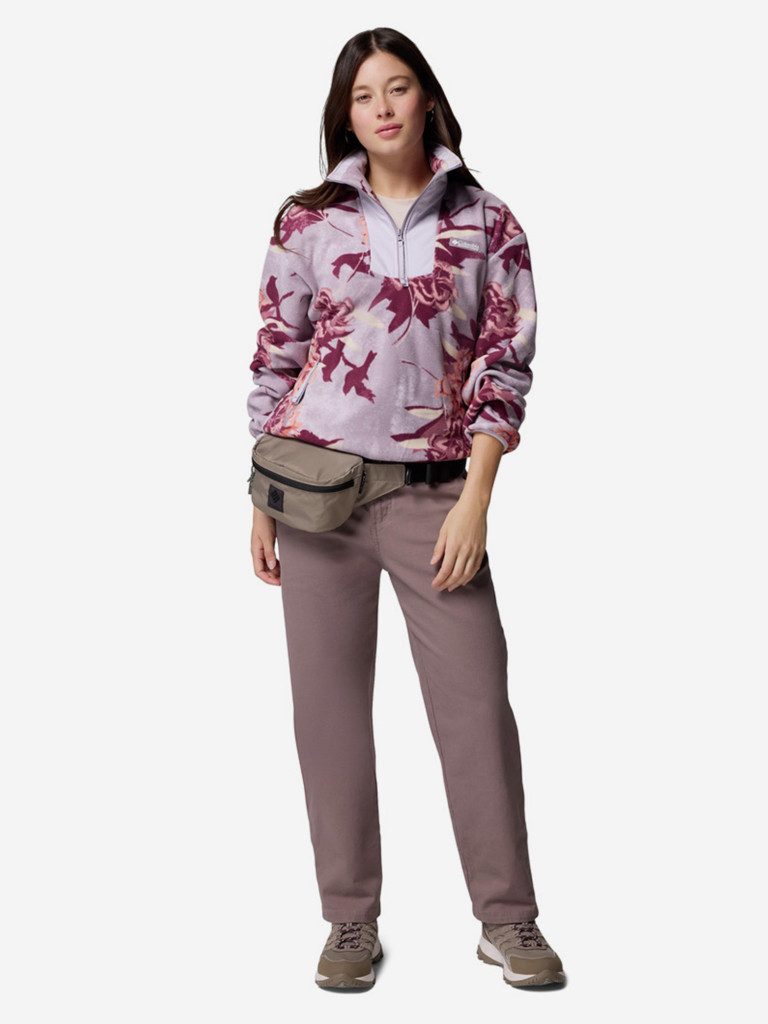 Джемпер флисовый женский Columbia Sequoia Grove Printed Half Zip — фото №4